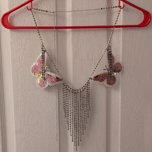 NIB Sequin Butterfly Belly Chain